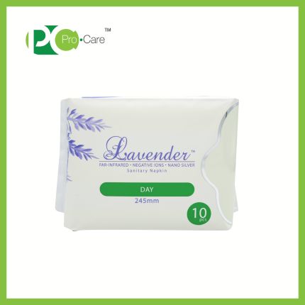 an exclusive! procare lavender sanitary pad (day)