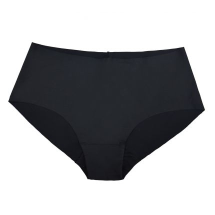 low waist seamless panty - basic black