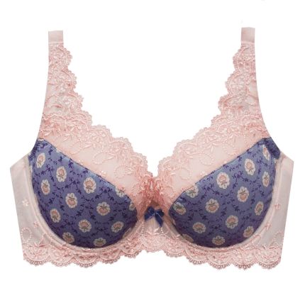 ophelia floral print demi bra