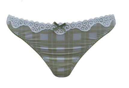 tweed thong