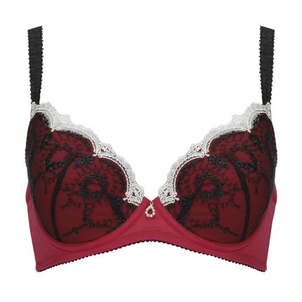 katie padded balconette bra