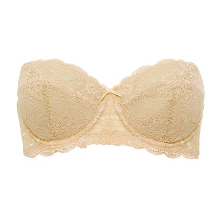 ariba strapless lace bra plus