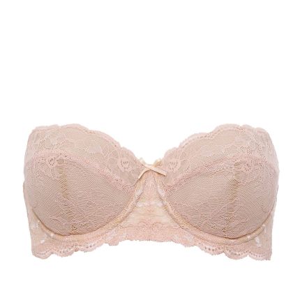 ARIBA STRAPLESS LACE BRA PLUS - CURVES