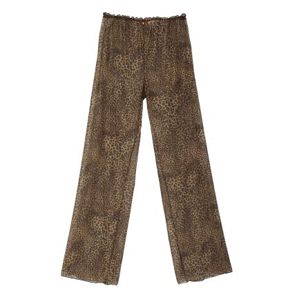 milla animal print palazzo pants